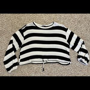Charlotte Russe striped crop top